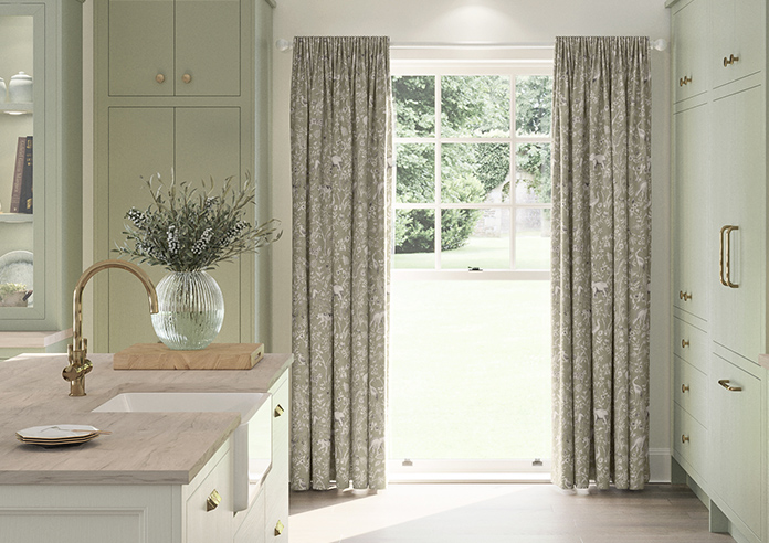 Rajah, Moss - Made to Measure Curtains - Image 3